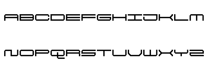5Final Frontier Regular Font LOWERCASE