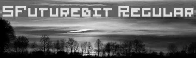5Futurebit Regular خط examples