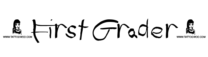 [First Grader]  免费字体下载
