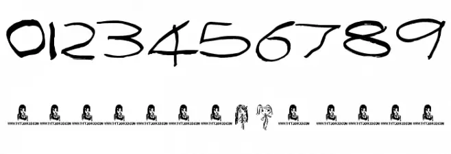 [First Grader] Font OTHER CHARS