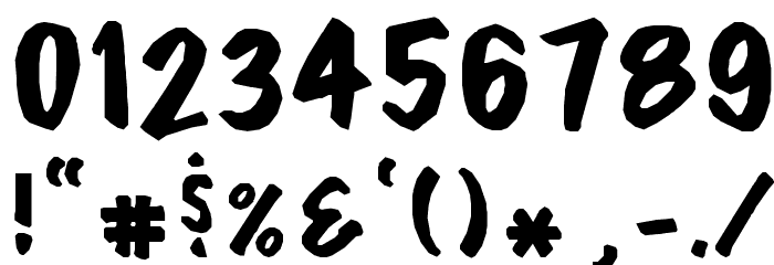 ©FlareBold Font OTHER CHARS