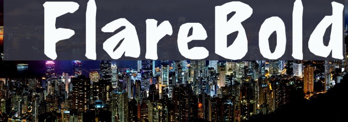 ©FlareBold Font examples