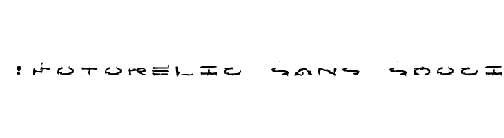 !Futurelic Sans Souci फ़ॉन्ट