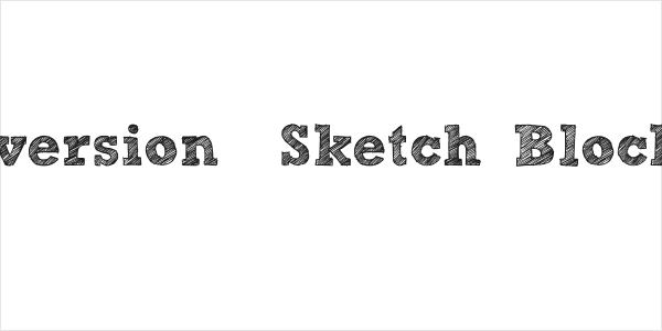 [free version] Sketch Block Bold Logo