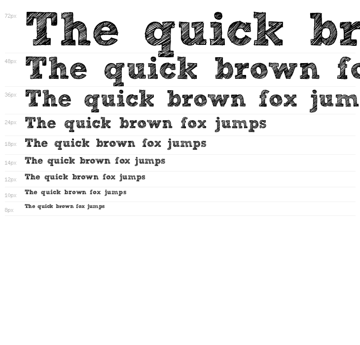 [free version] Sketch Block Bold Waterfall