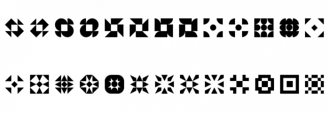 5Geomedings Regular Font Litere mari