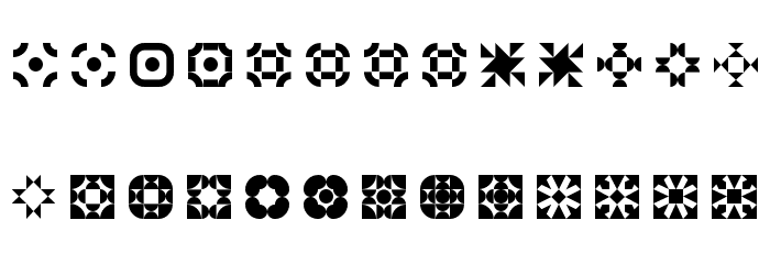 5Geomedings Regular Font LOWERCASE