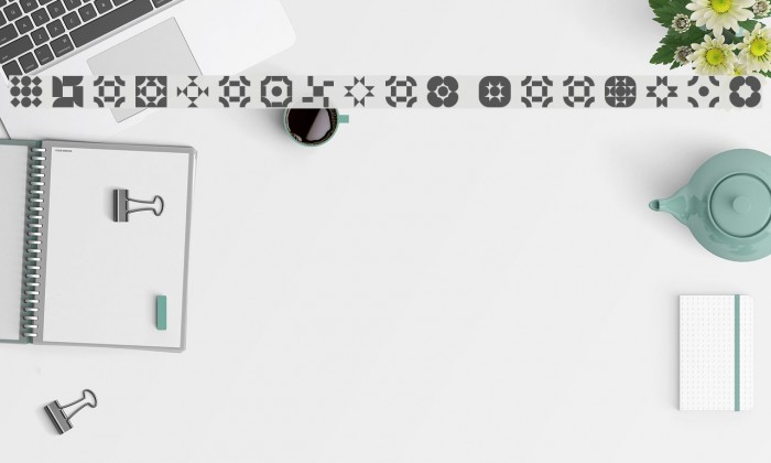 5Geomedings Regular Font examples