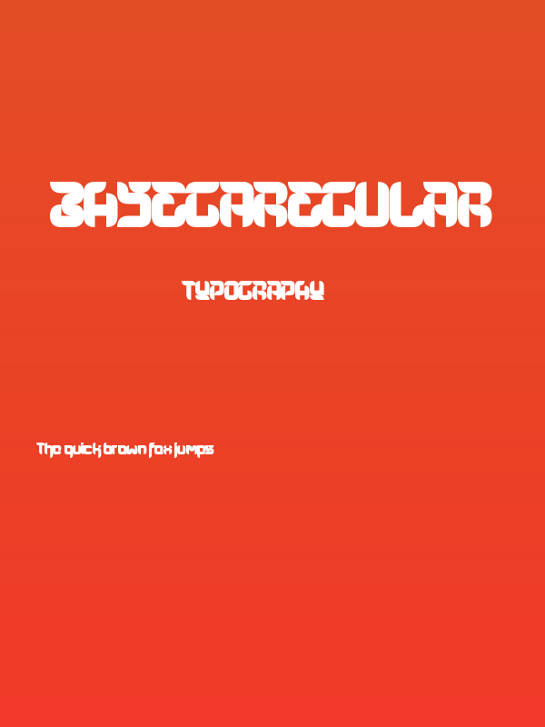 3HSegaRegular Poster