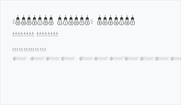 (Hanging Lights) Regular Business Card