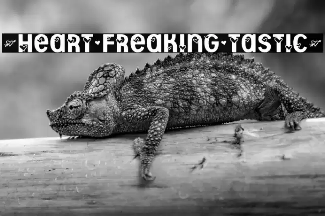 *Heart^Freaking^Tastic* Font examples