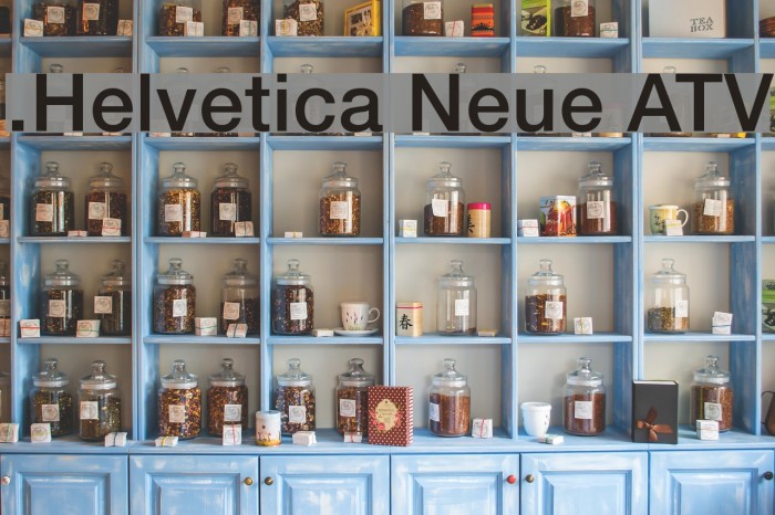 .Helvetica Neue ATV Example 2