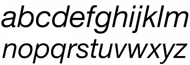 .Helvetica Neue Interface Italic M3 Schriftart Kleinbuchstaben