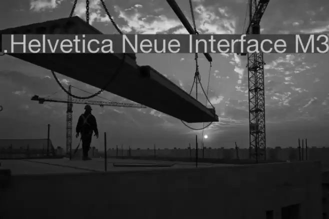 .Helvetica Neue Interface M3 Font examples