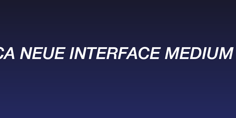 .Helvetica Neue Interface Medium Italic P4 Social Header