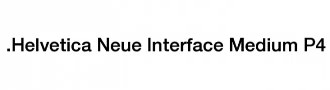 .Helvetica Neue Interface Medium P4  Fuentes Gratis Descargar
