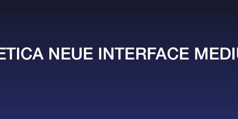 .Helvetica Neue Interface Medium P4 Social Header