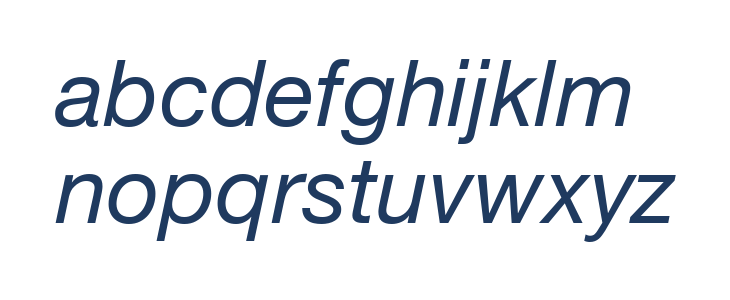 .Helvetica NeueUI Italic Lowercase