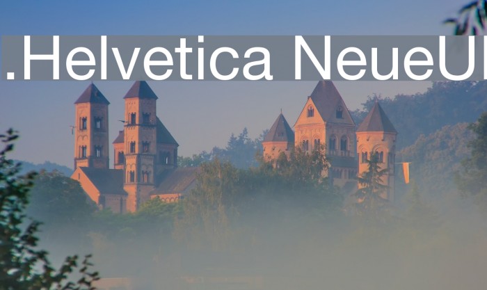.Helvetica NeueUI Example 1