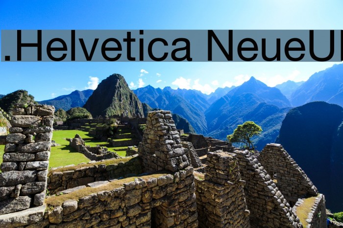 .Helvetica NeueUI Example 3