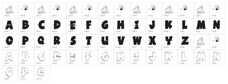 [HungryFrog] Character Map