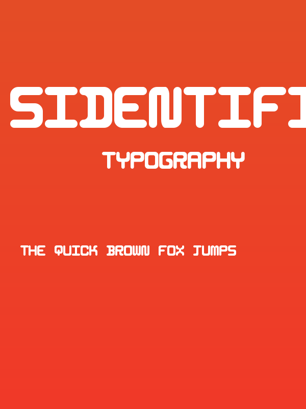 5Identification Mono Regular Poster