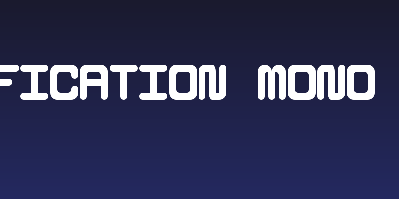 5Identification Mono Regular Social Header