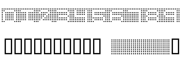 7inch Regular Font OTHER CHARS