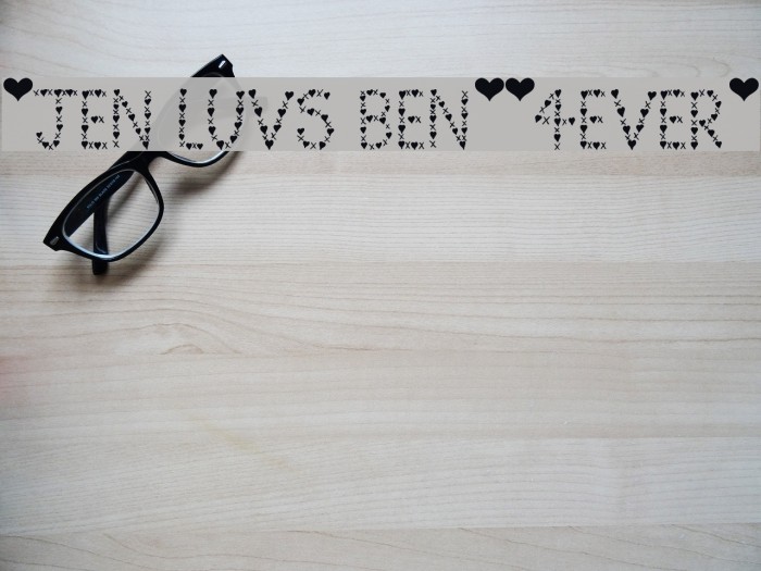 *Jen Luvs Ben*[4ever] Example 2