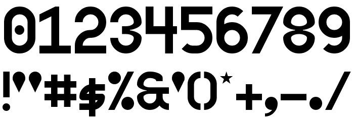 2K4S Regular Font OTHER CHARS