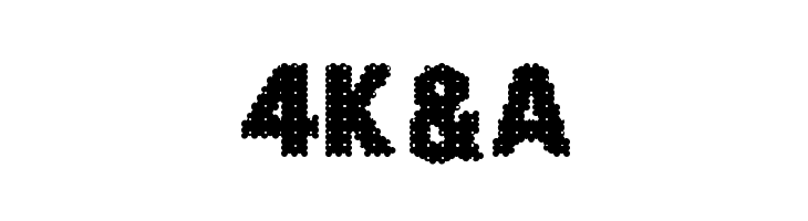 4K&A Font