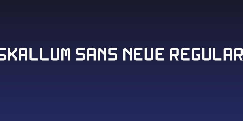 5Kallum Sans Neue Regular Social Header
