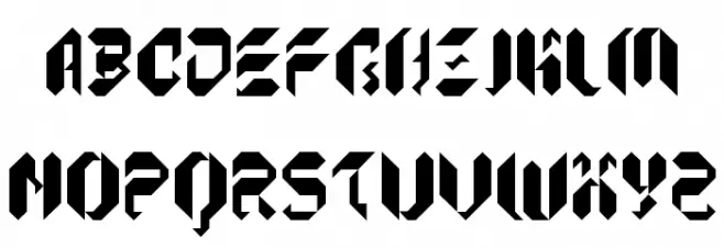 5Kreeper Regular フォント 大文字