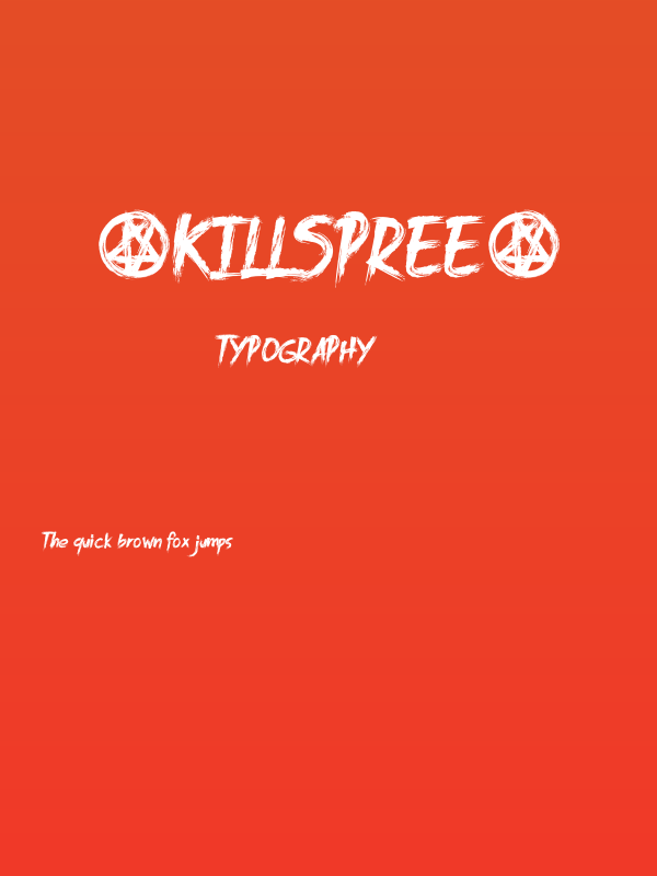 .KILlSPREE. Poster