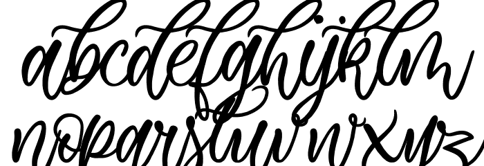 (karisma) Font LOWERCASE