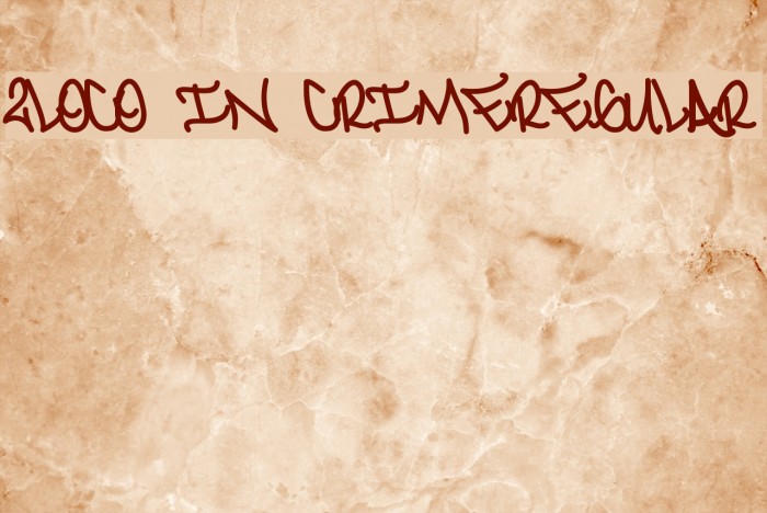 2LOCO IN CRIMERegular Example 2