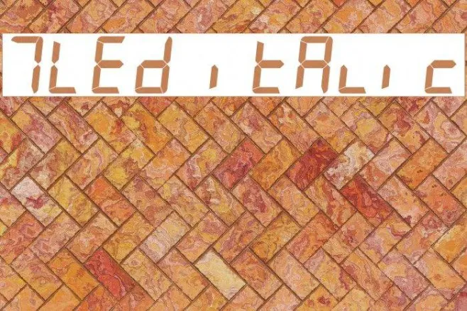 7LED italic Example 2