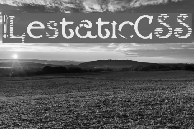 !LestaticCSS Polices examples