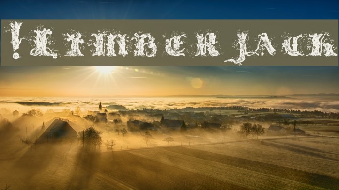 !Limberjack Font examples