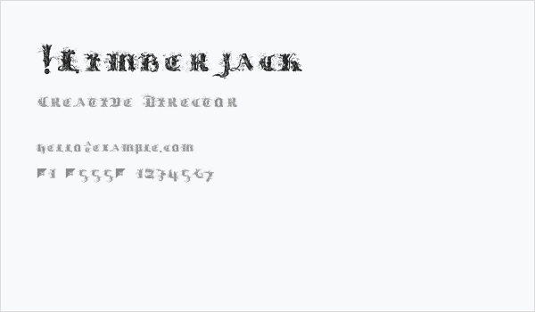 !Limberjack Business Card