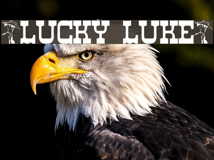 *Lucky Luke* Font examples