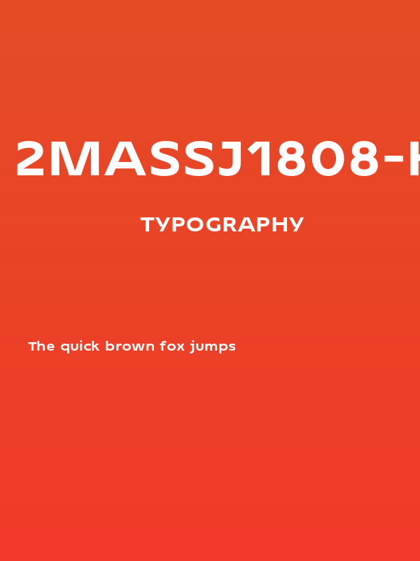 2MASSJ1808-Heavy Poster