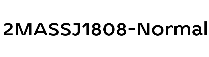 2MASSJ1808-Normal Font