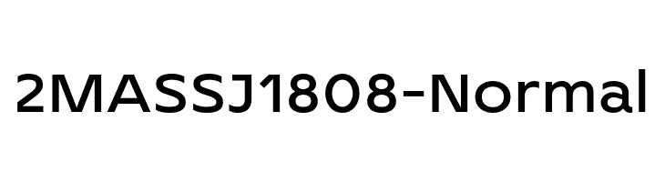 2MASSJ1808-Normal Font