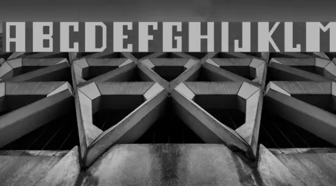 3M Ampleset Font examples