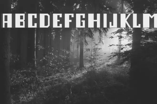 3M Ampleset Font examples