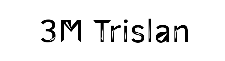 3M Trislan Font