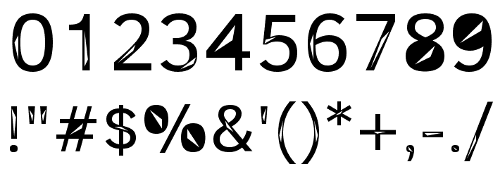 3M Trislan Font OTHER CHARS