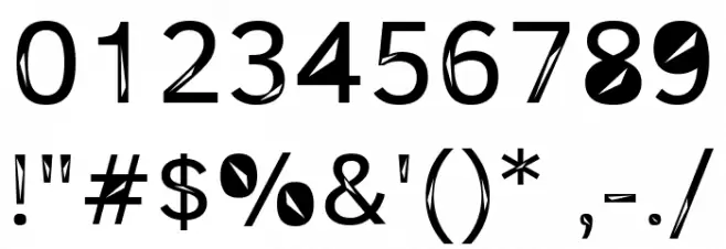 3M Trislan Font OTHER CHARS