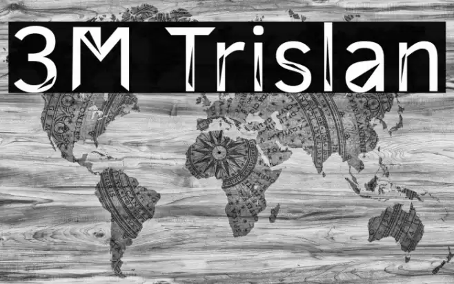 3M Trislan Font examples
